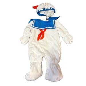 Stay Puft Marshmallow Man Kids Costume Ghostbusters 12-24 mos Baby Toddler